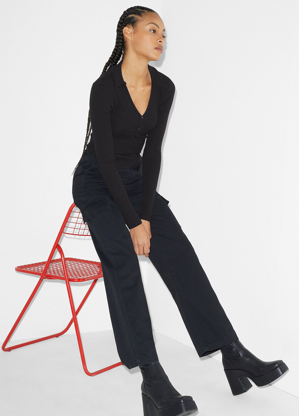 Чорна блуза C&A