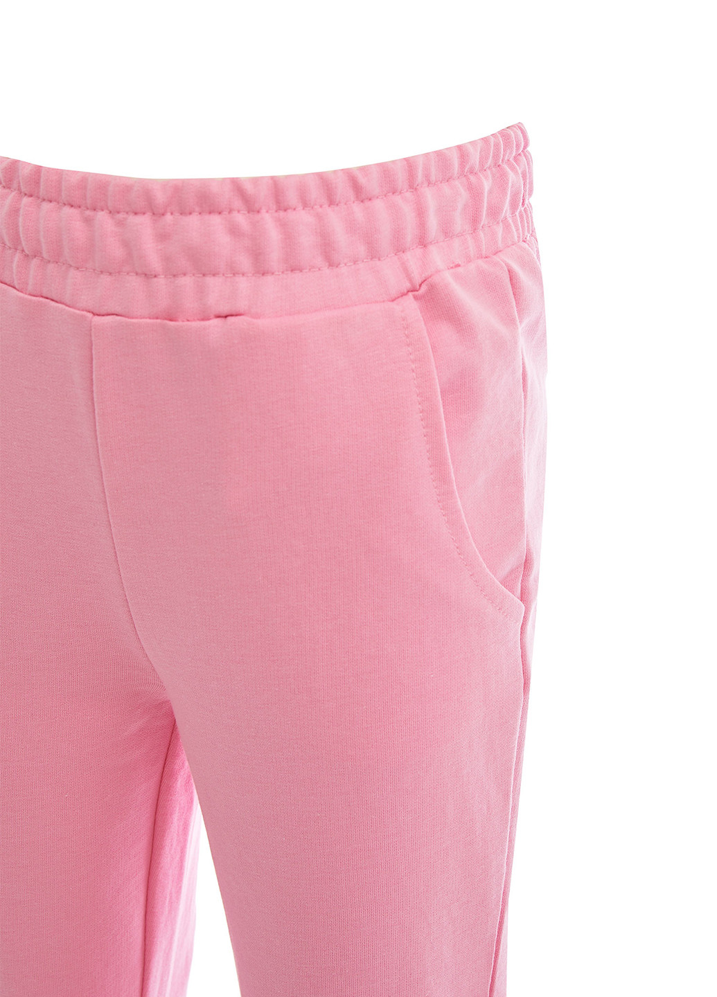 Штани DeFacto джогери рожеві спортивні бавовна, трикотаж