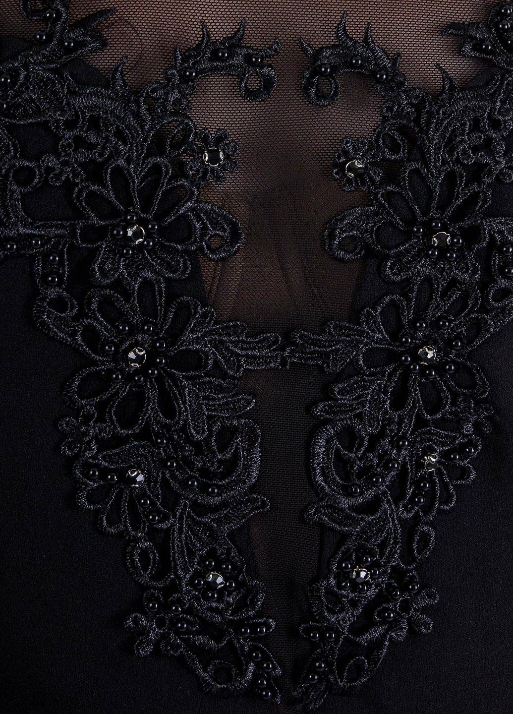 Черное вечернее платье годе Jessica Wright однотонное