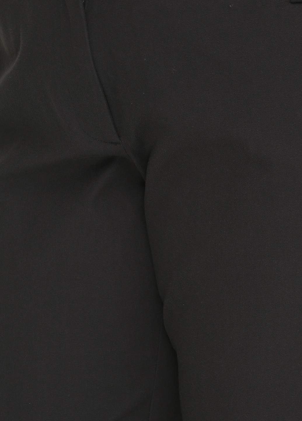 Черные кэжуал демисезонные прямые, укороченные брюки Talbots