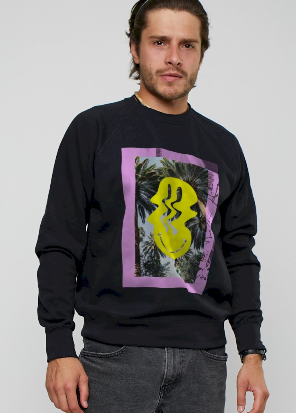 Чорний світшот YAPPI (198688717)