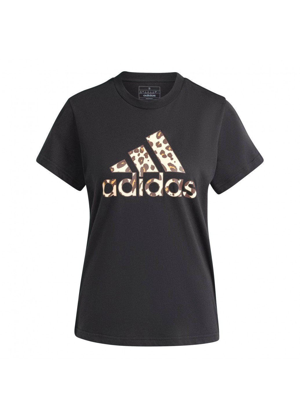 Черная летняя футболка adidas W ANIMAL GT