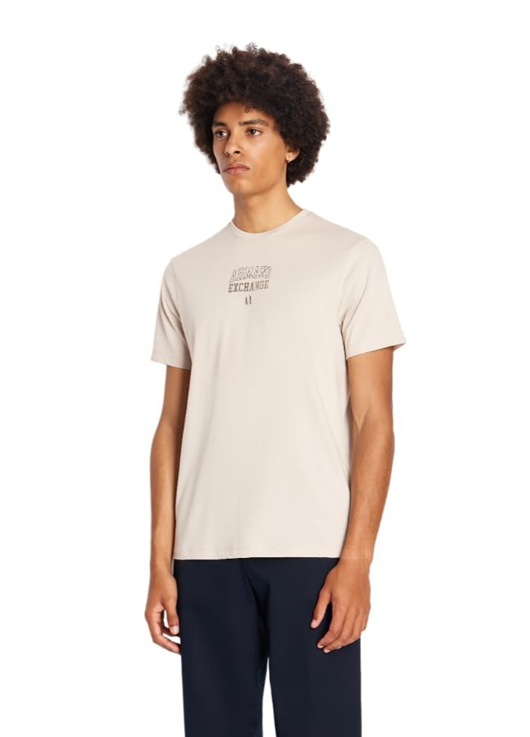 Бежева футболка Armani Exchange