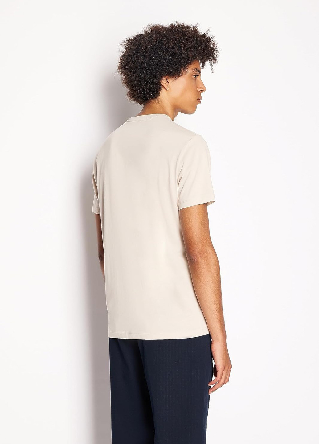 Бежева футболка Armani Exchange