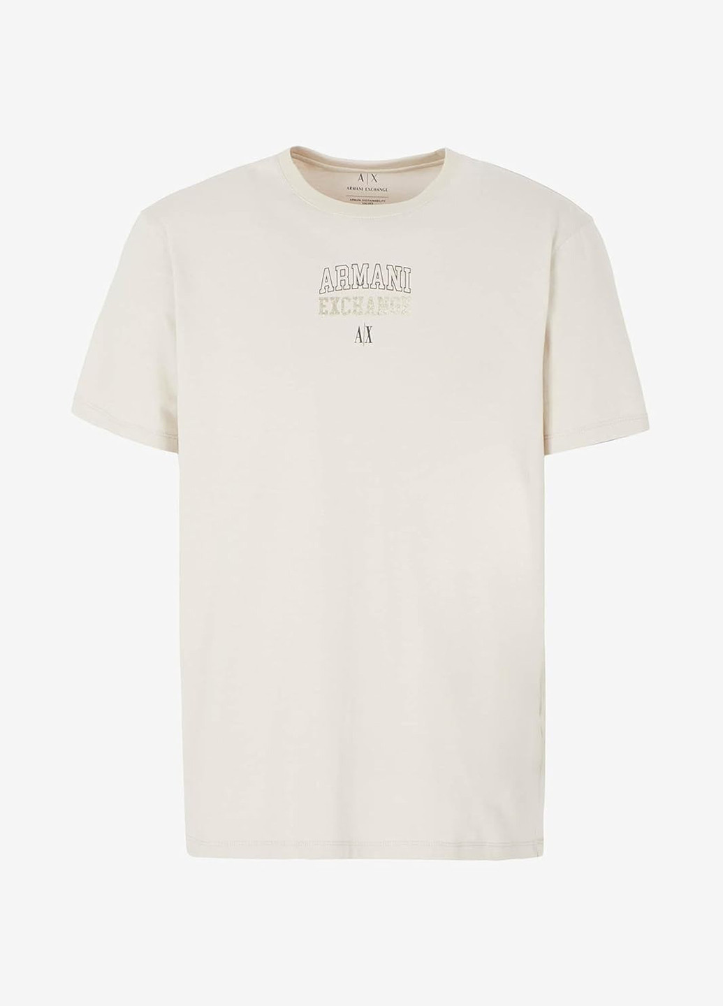 Бежева футболка Armani Exchange