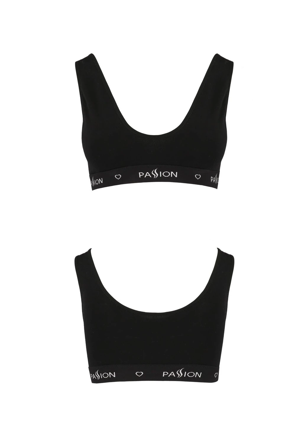 Спортивний топ з широкою гумкою PS004 TOP black, size XL Passion (255615083)
