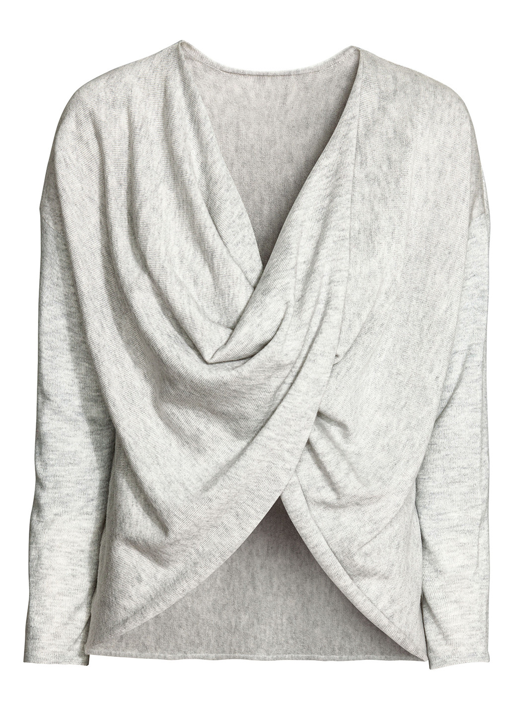 Серый демисезонный пуловер для кормящих H&M