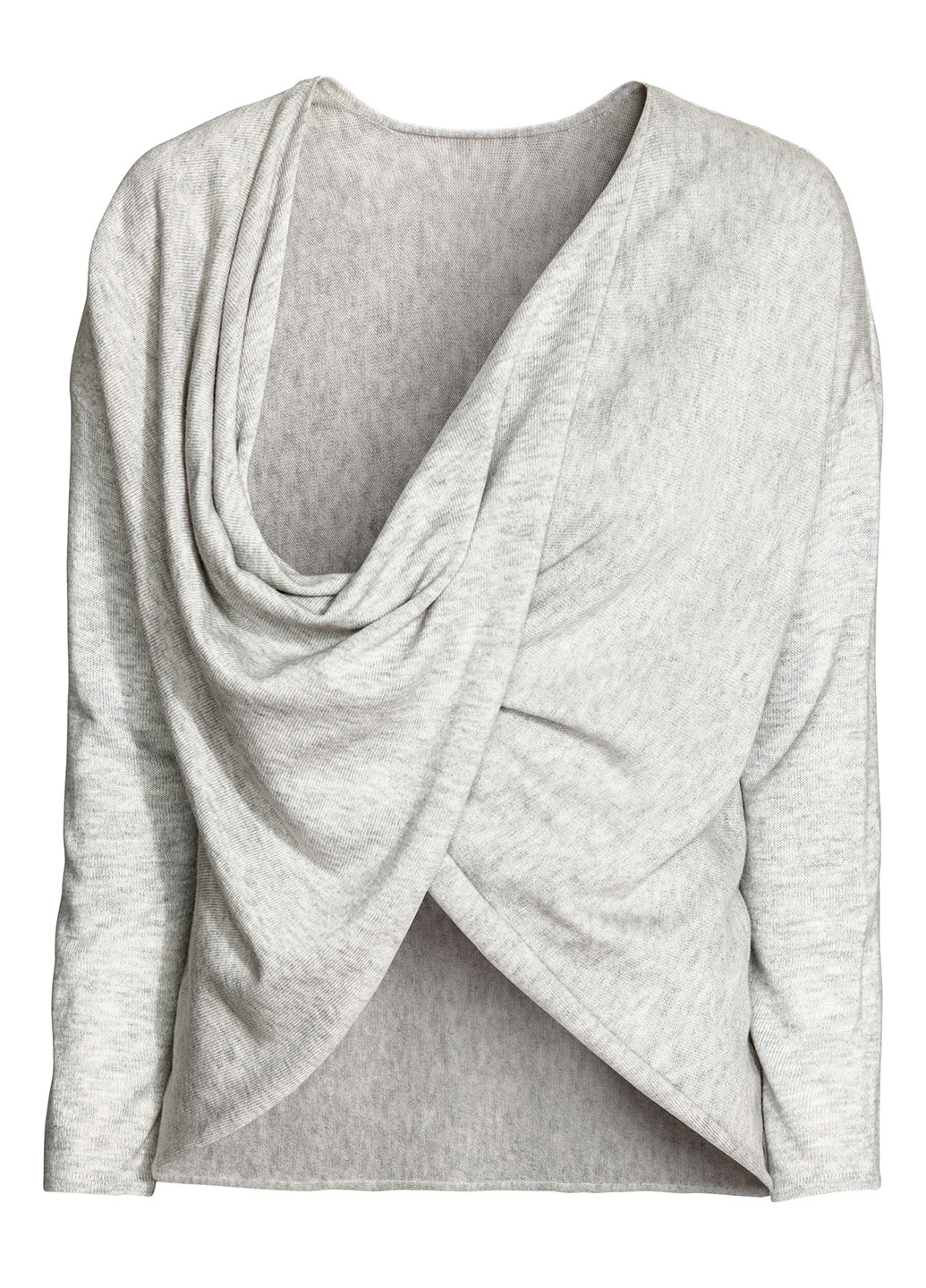 Сірий демісезонний пуловер для годуючих H&M