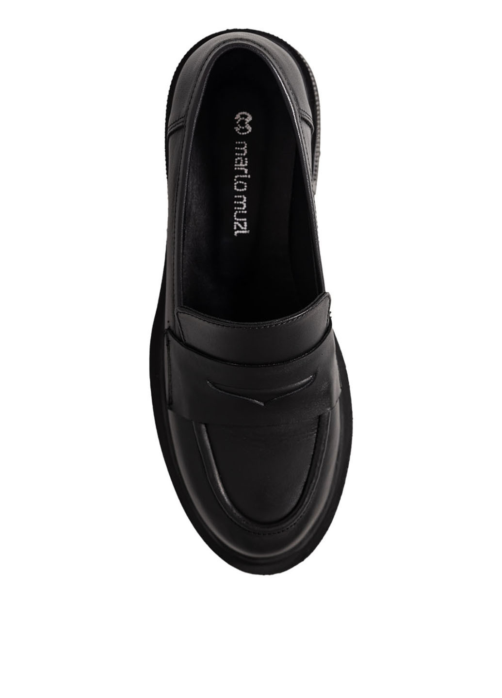 Mario Muzi Туфли лоферы черный з натуральная кожа, — демисезон (264650045)