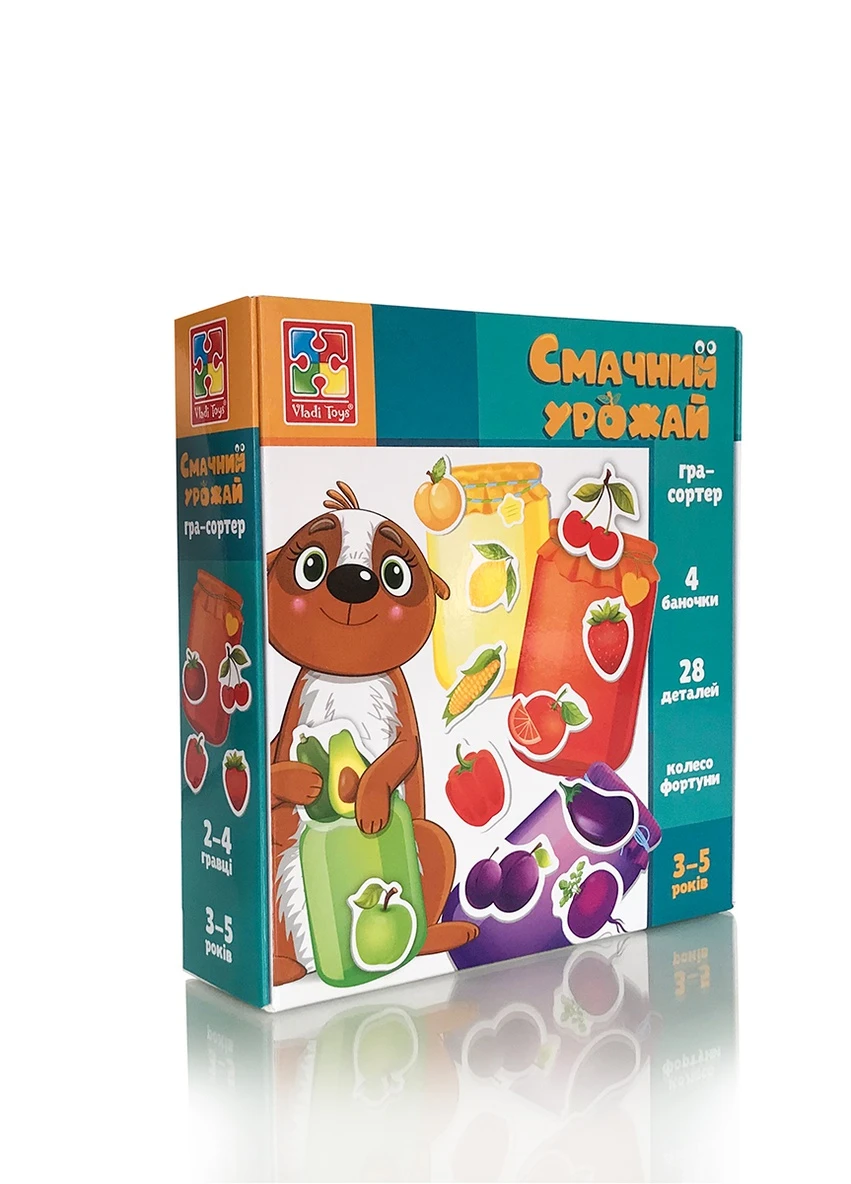 Міні-розвивашка сортер "Смачний урожай" VT1804-41 (укр) Vladi toys (255391271)