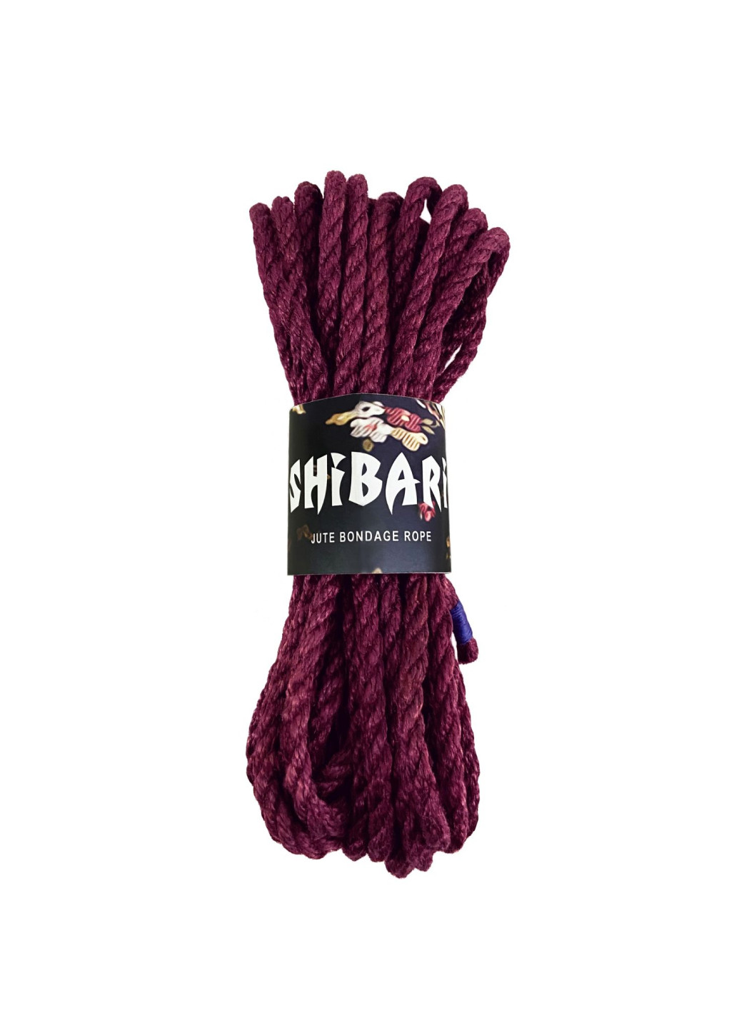 Джутова мотузка для Шибарі Shibari Rope, 8 м фіолетова Feral Feelings (251954534)