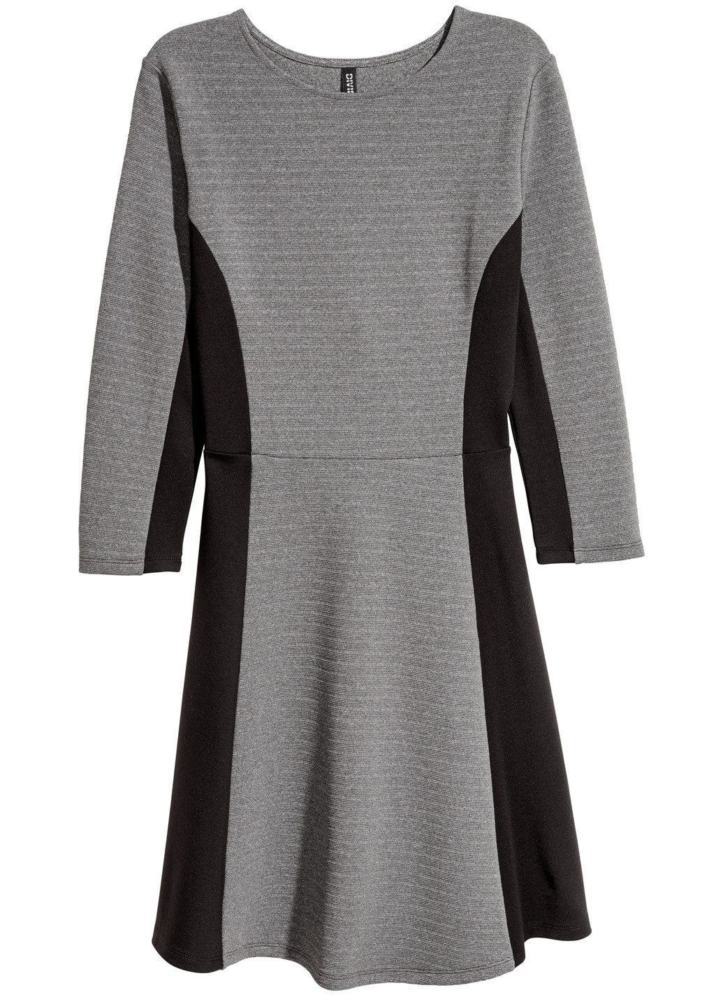 Темно-сіра кежуал сукня H&M однотонна
