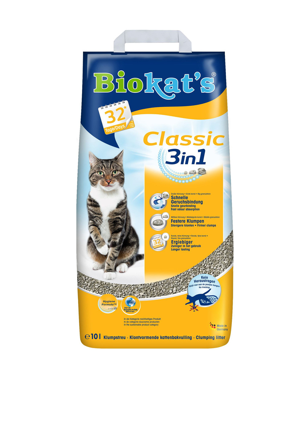 Пісок CLASSIC 3in1, 10 л Biokat's (251372282)