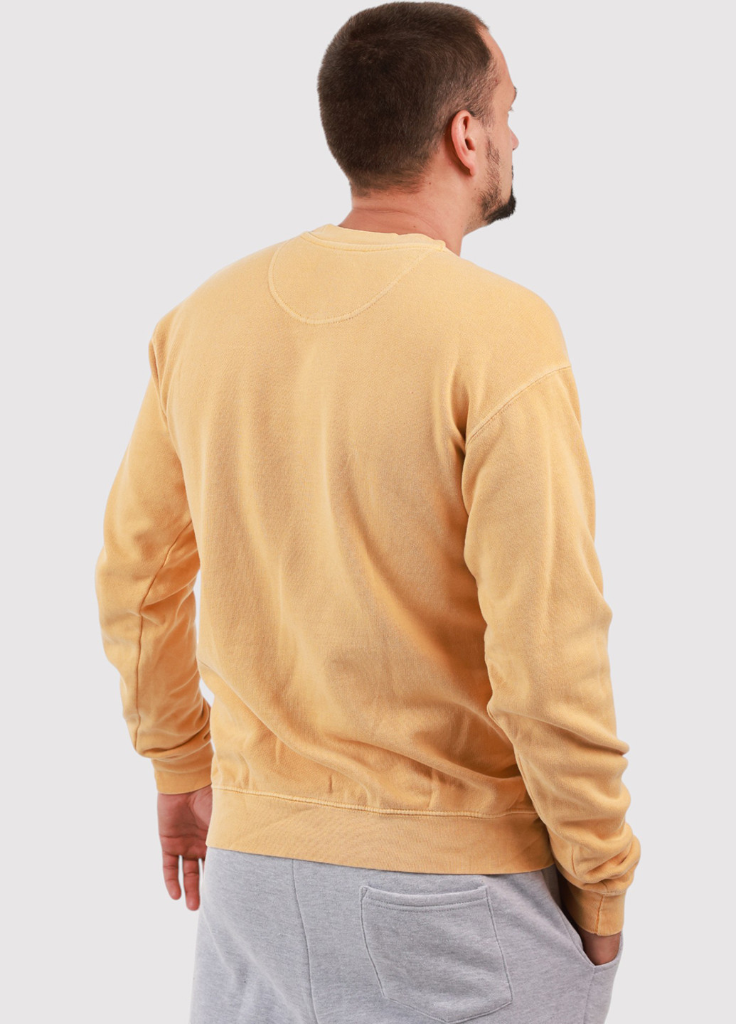 Жовтий світшот Blue 84 однотонний без декору (361422168)