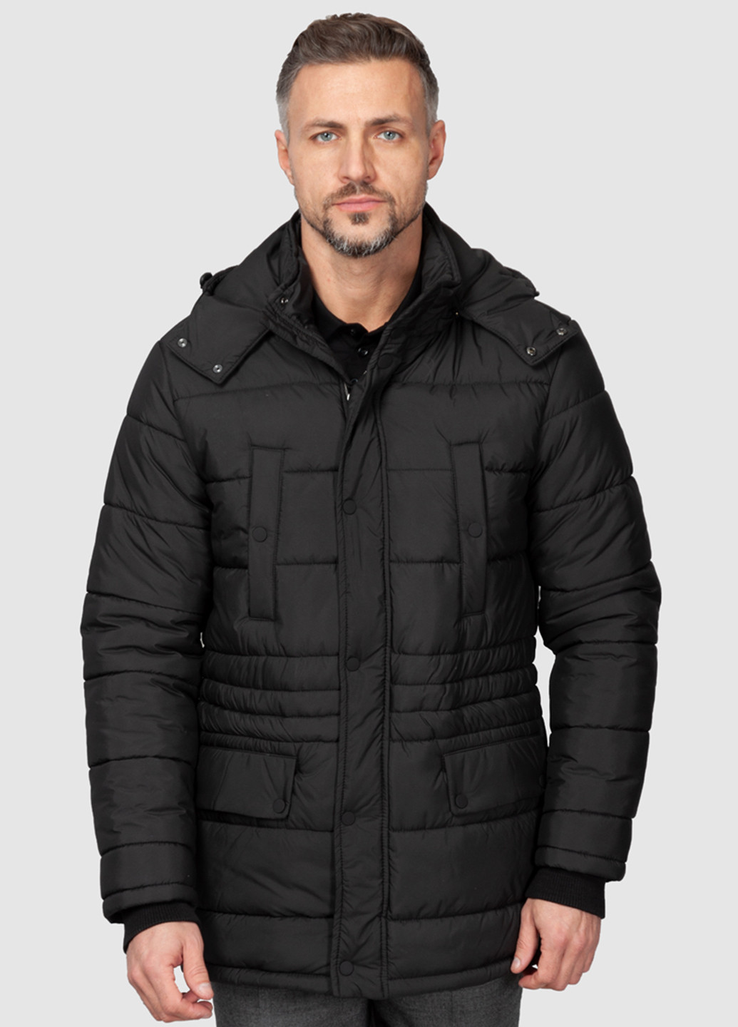 Черная зимняя куртка Arber