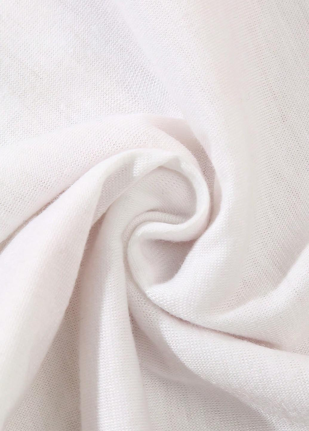 Белая летняя футболка SHEIN