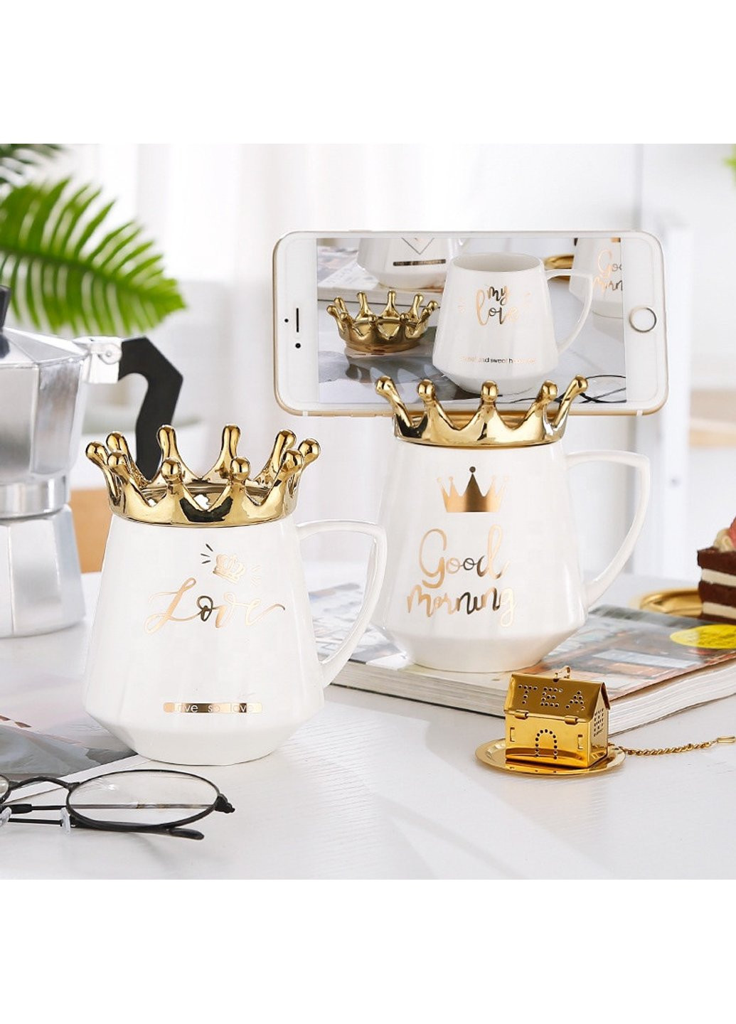 Кружка з кришкою My love 6819 350 мл Power (254454599)