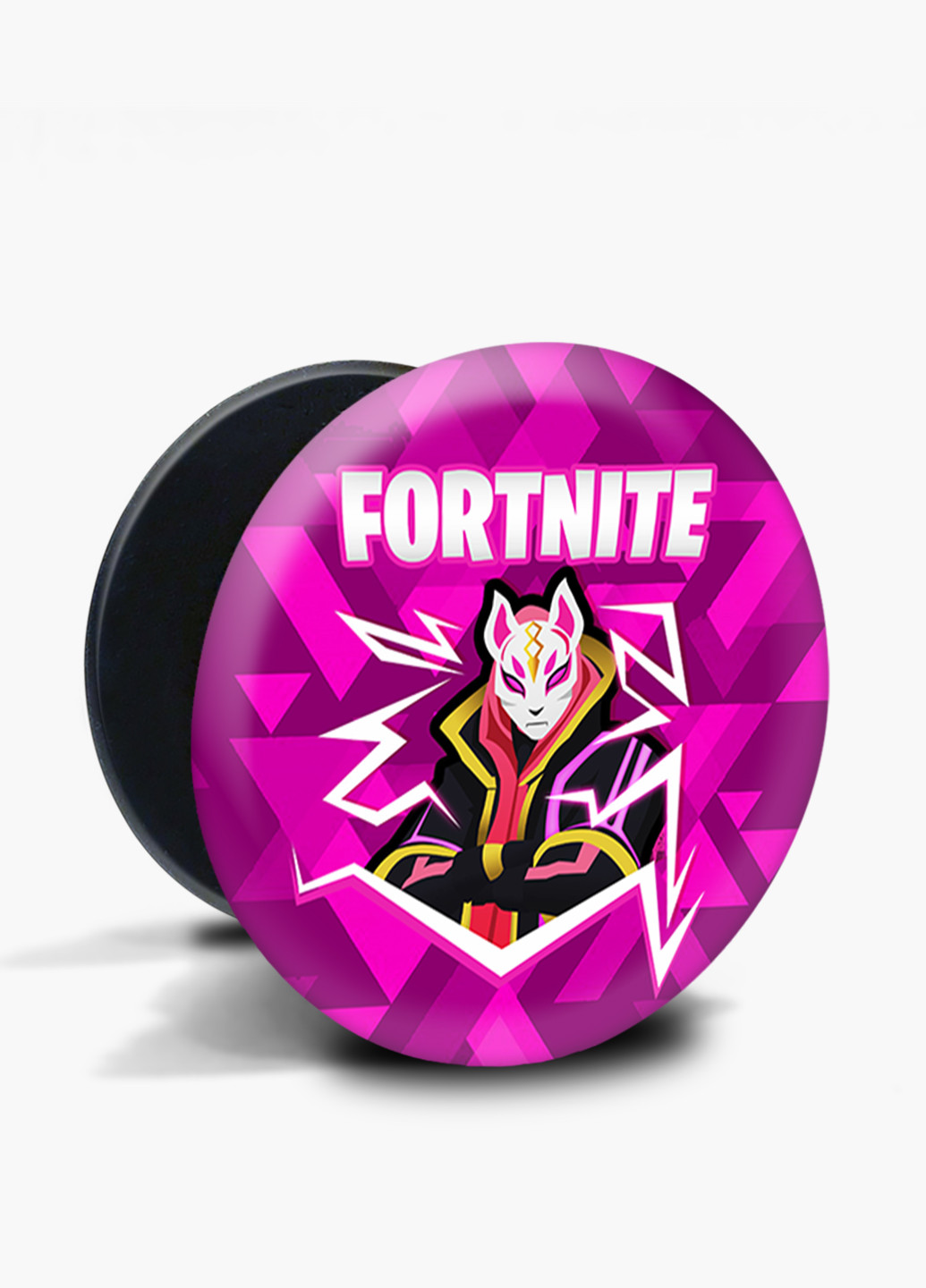 Попсокет (Popsockets) тримач для смартфону Фортнайт (Fortnite) (8754-1189) Чорний MobiPrint (216748506)