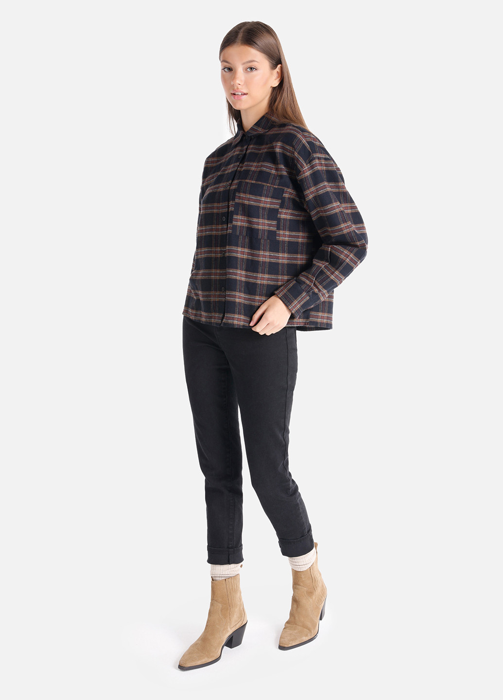 Цветная кэжуал рубашка в клетку Colin's