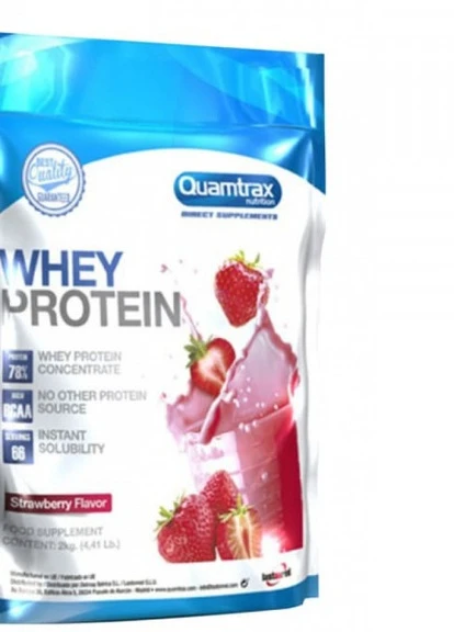 Протеїн Whey Protein 2000g (Strawberry) Quamtrax (254401064)