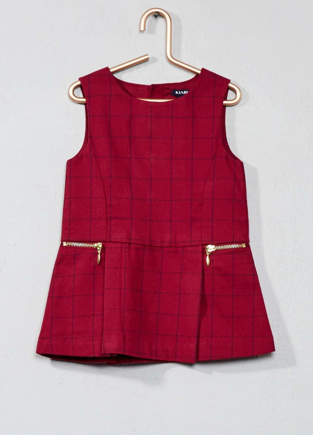 Бордовое платье Kiabi (180576949)