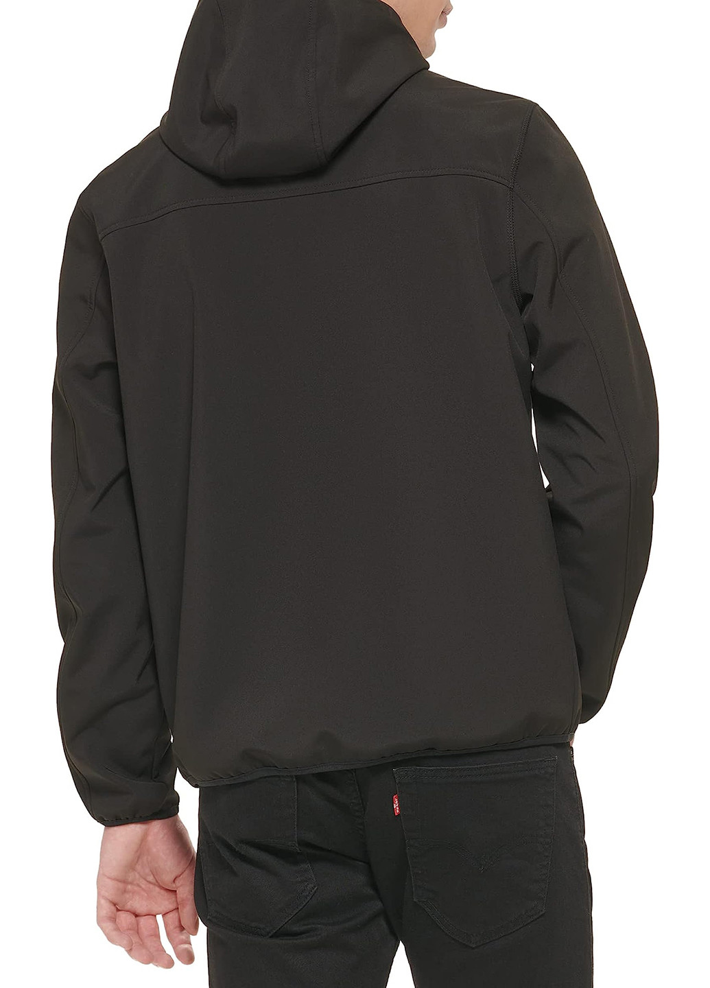 Черная демисезонная куртка Guess