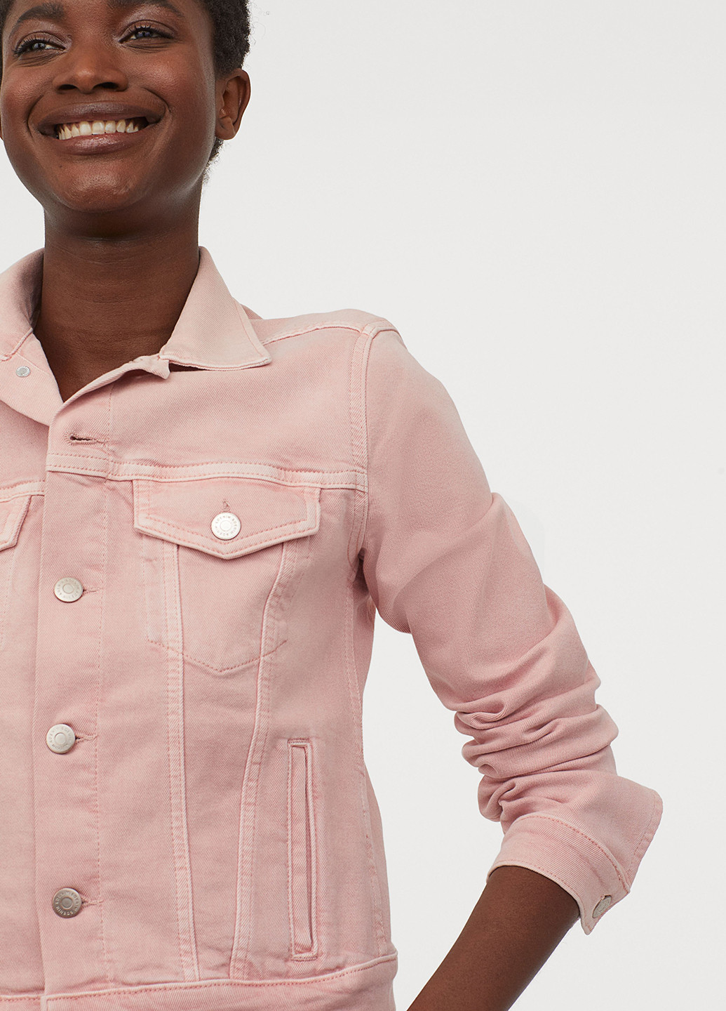 Світло-рожева літня куртка H&M