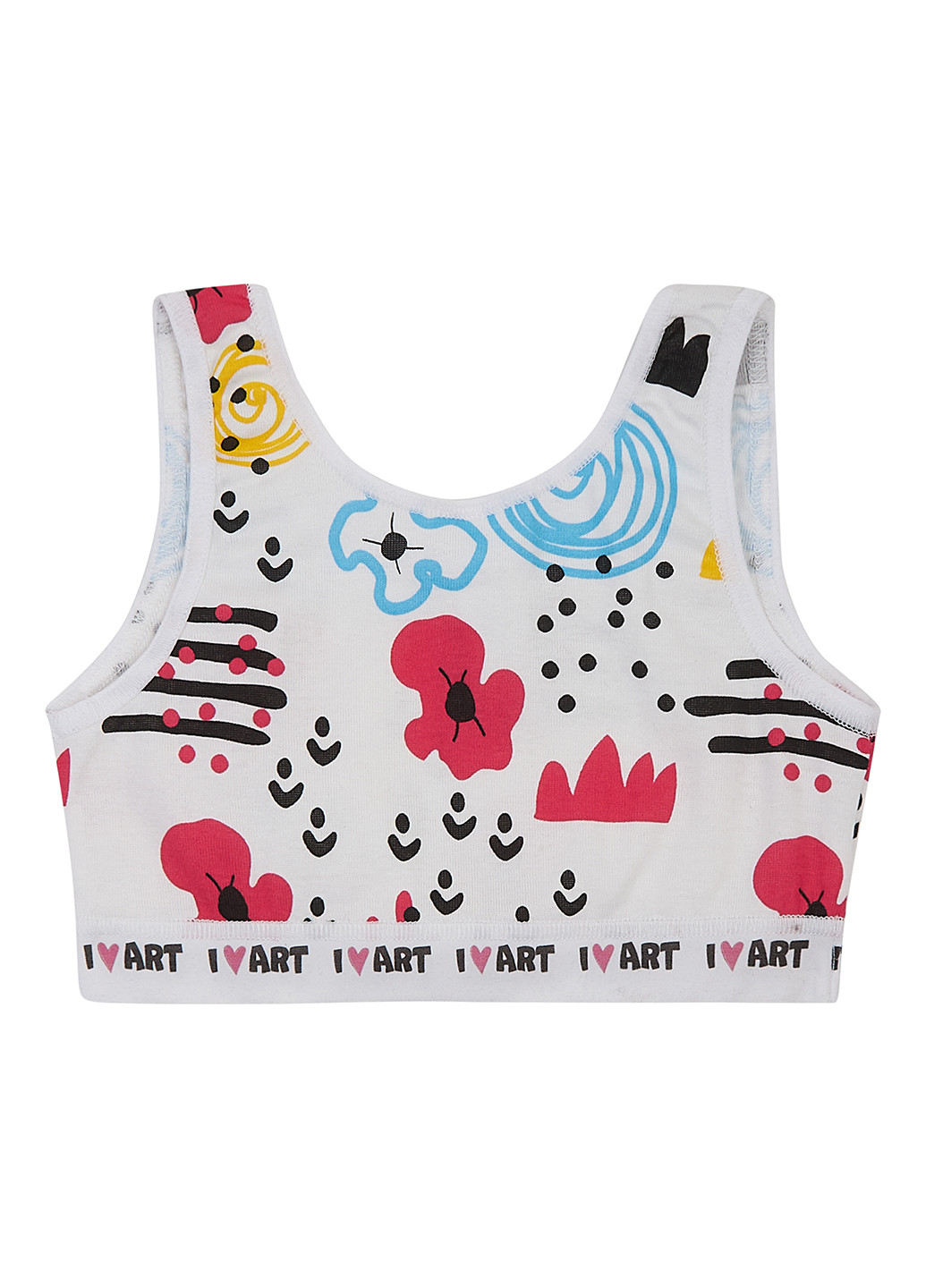 Белый демисезонный комплект (топ, трусы) Garnamama