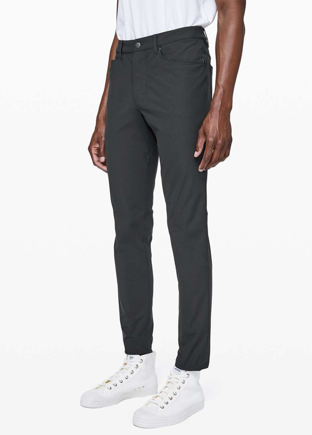 Графитовые кэжуал демисезонные чиносы брюки Lululemon Athletica