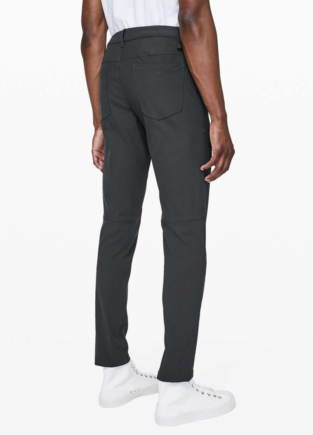 Графитовые кэжуал демисезонные чиносы брюки Lululemon Athletica