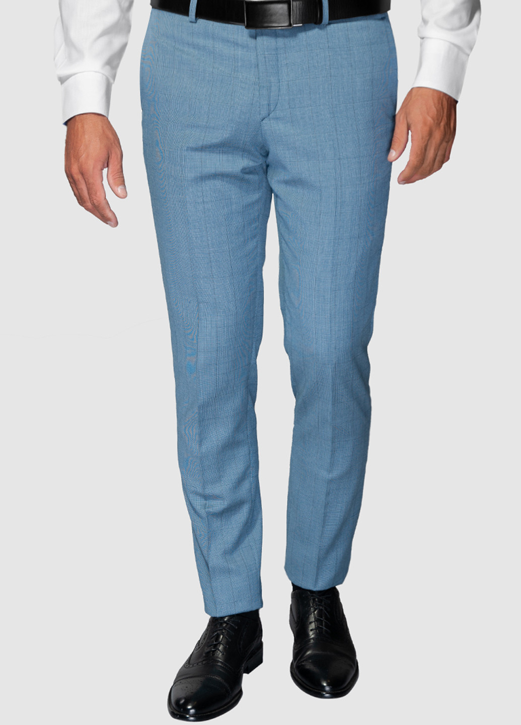 Голубые кэжуал демисезонные брюки Arber