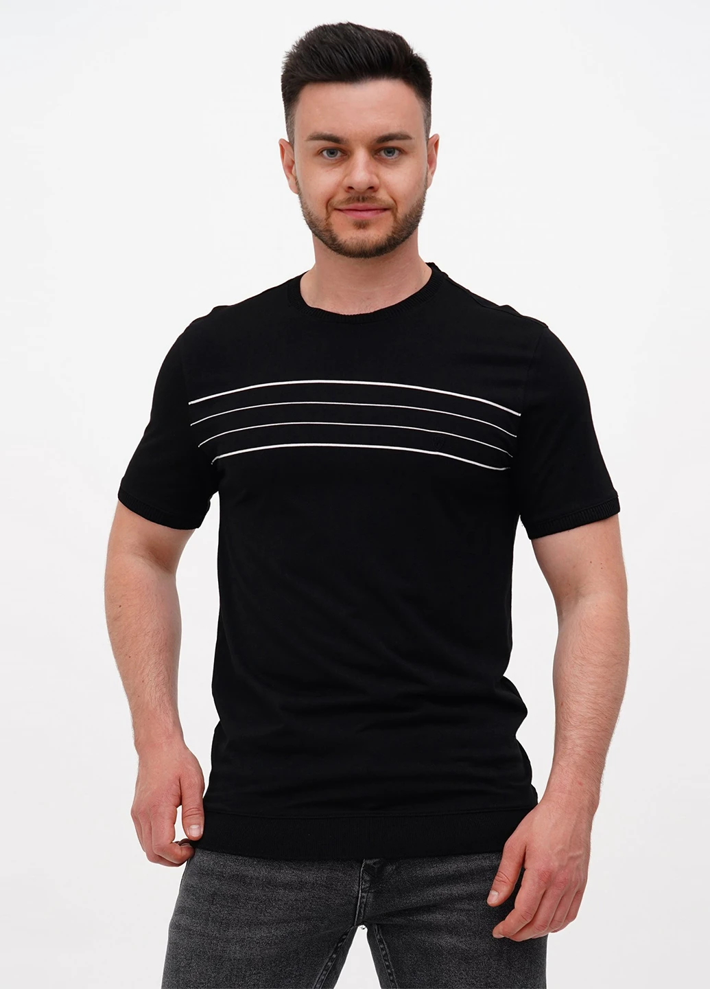 Чорна футболка Trend Collection