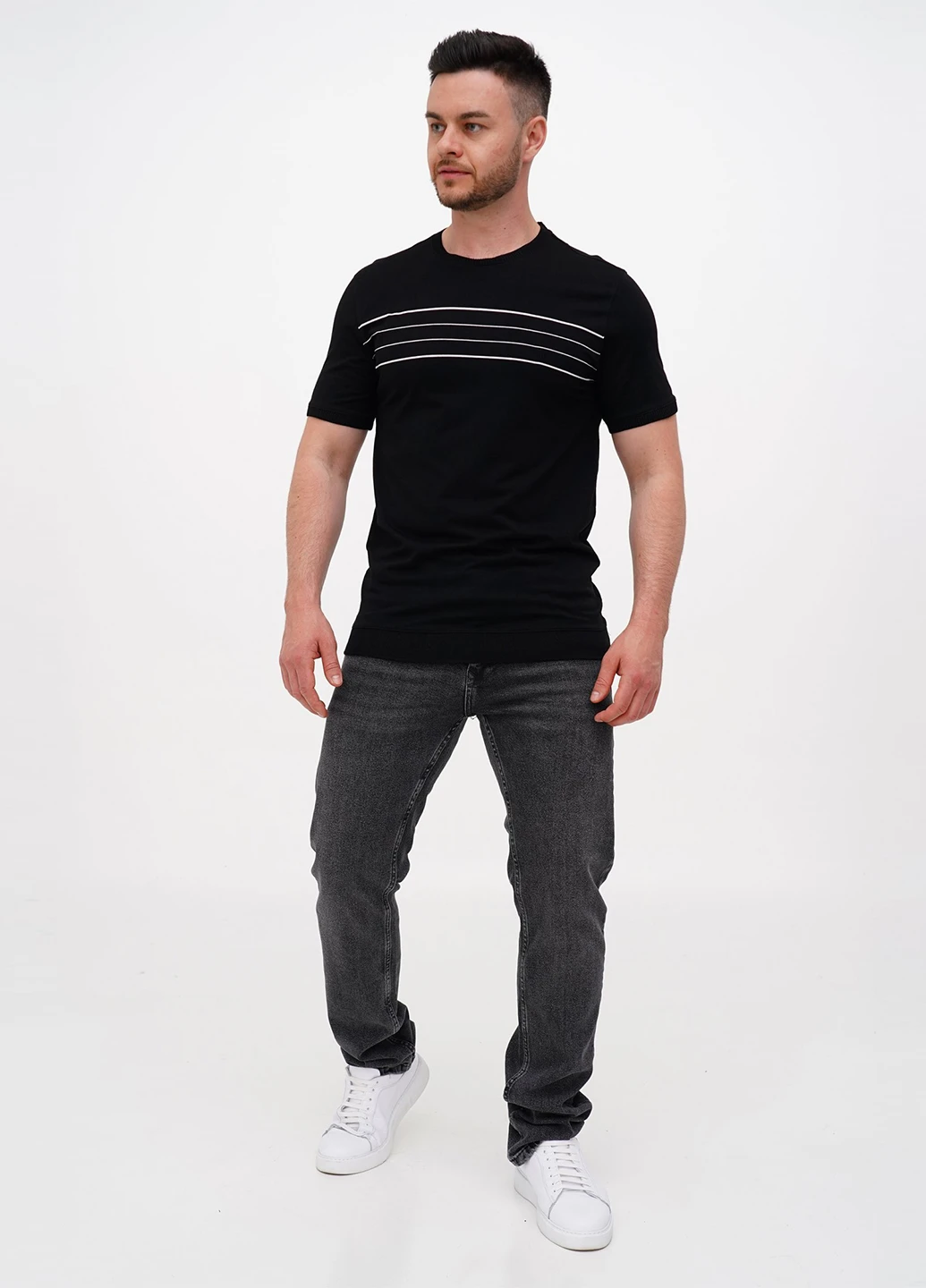 Чорна футболка Trend Collection