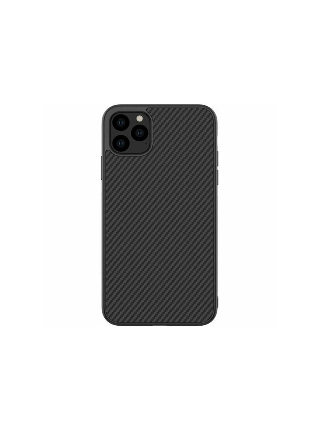 Чохол захисний Synthetic Fiber Case для iPhone 11 Pro Max чорний ТПУ + пластик Black Nillkin (220820920)
