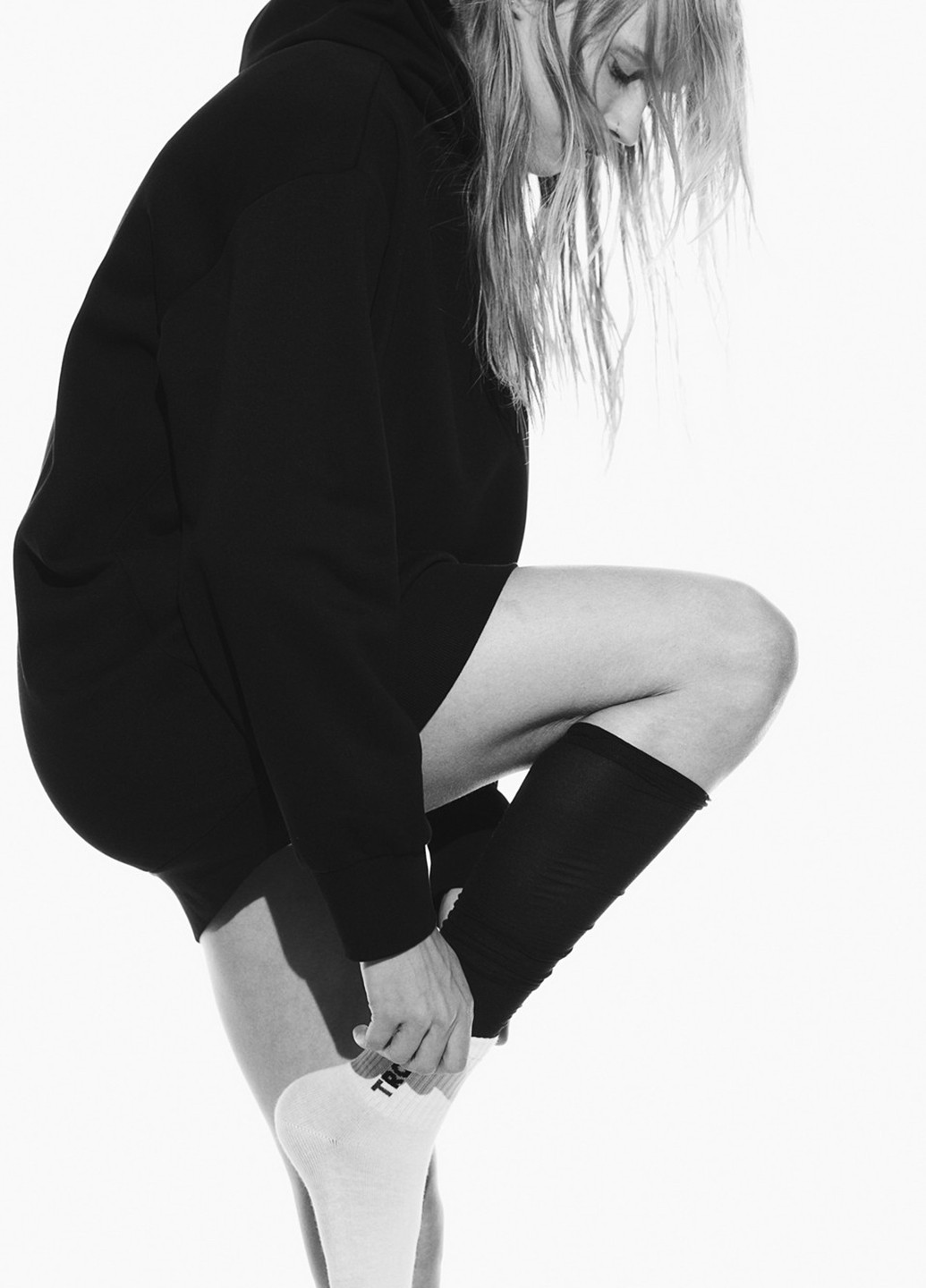 Чорна кежуал сукня сукня-худі H&M однотонна