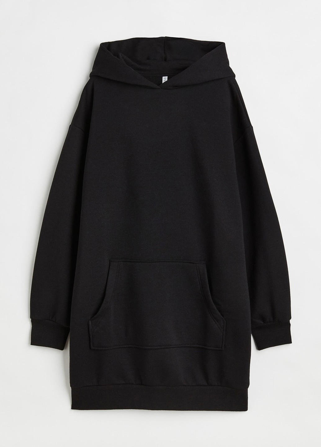 Чорна кежуал сукня сукня-худі H&M однотонна