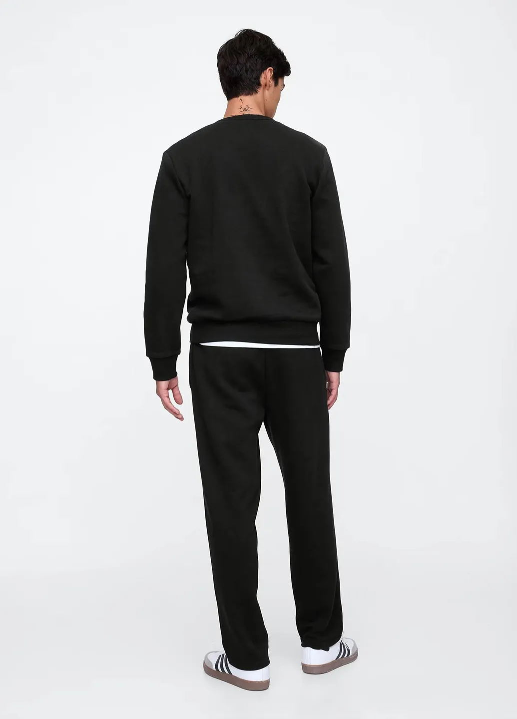 Черные спортивные зимние зауженные брюки Gap