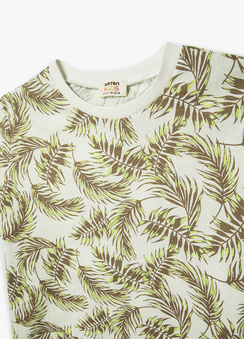 Бежевая летняя футболка KOTON