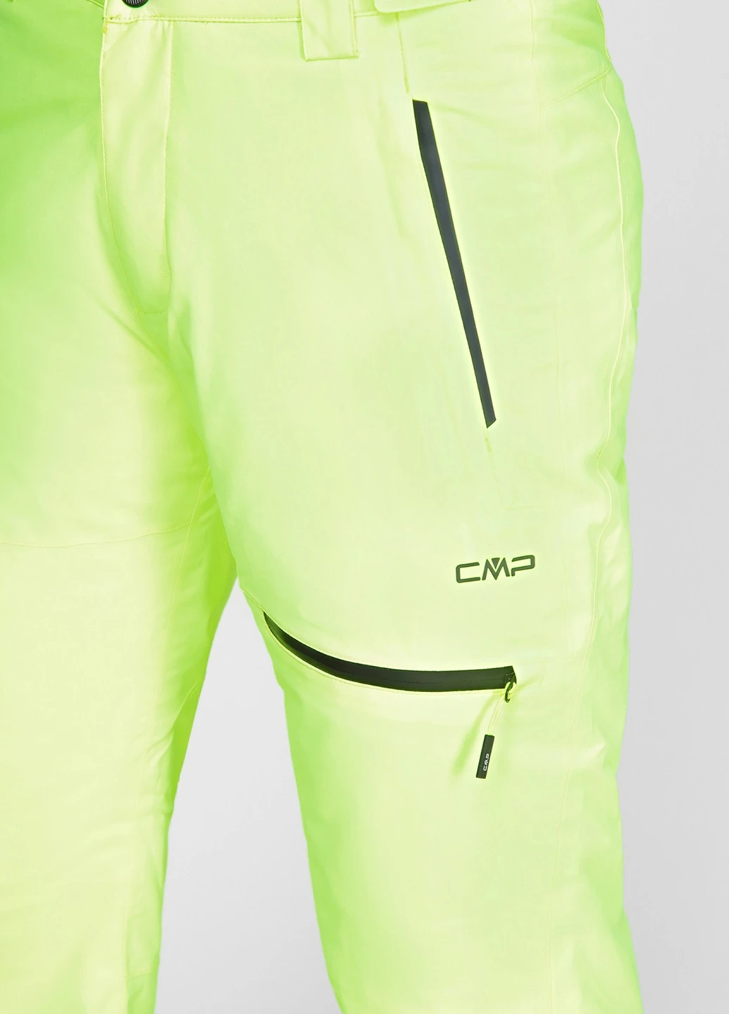 Салатовые лыжные брюки с логотипом Man Pant 39W1537 CMP (256501856)
