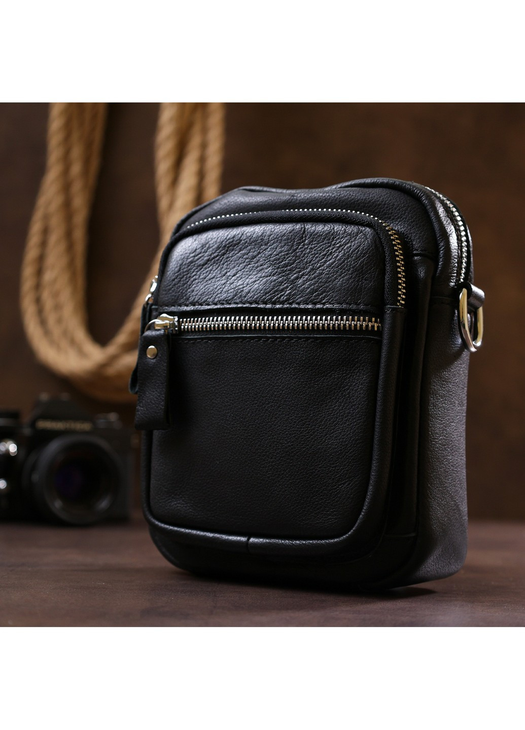 Шкіряна сумка 15х19х7 см Vintage (253660198)