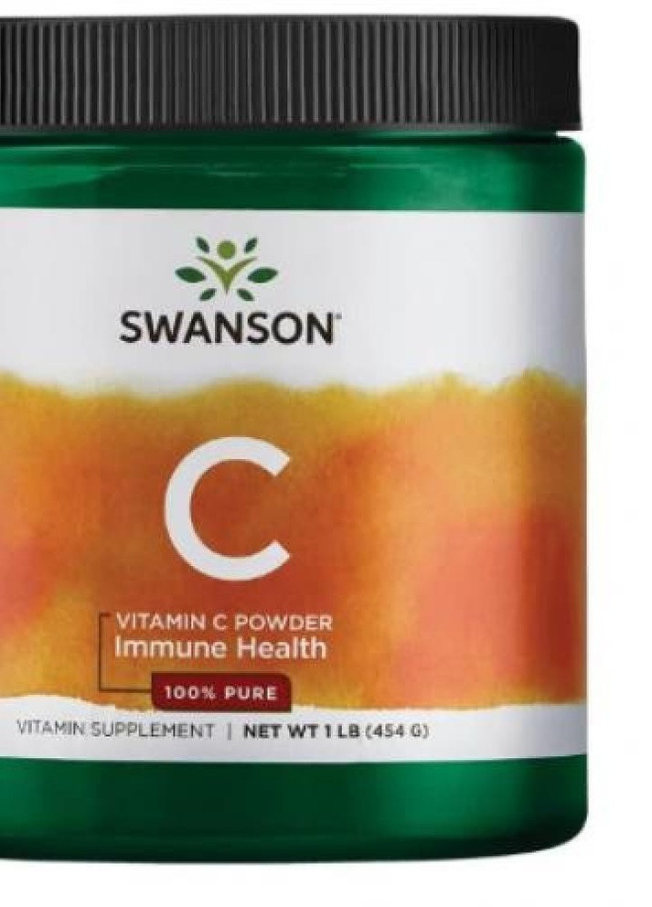 Вітамін С 100% Pure Vitamin C Powder 454g Swanson (232599722)