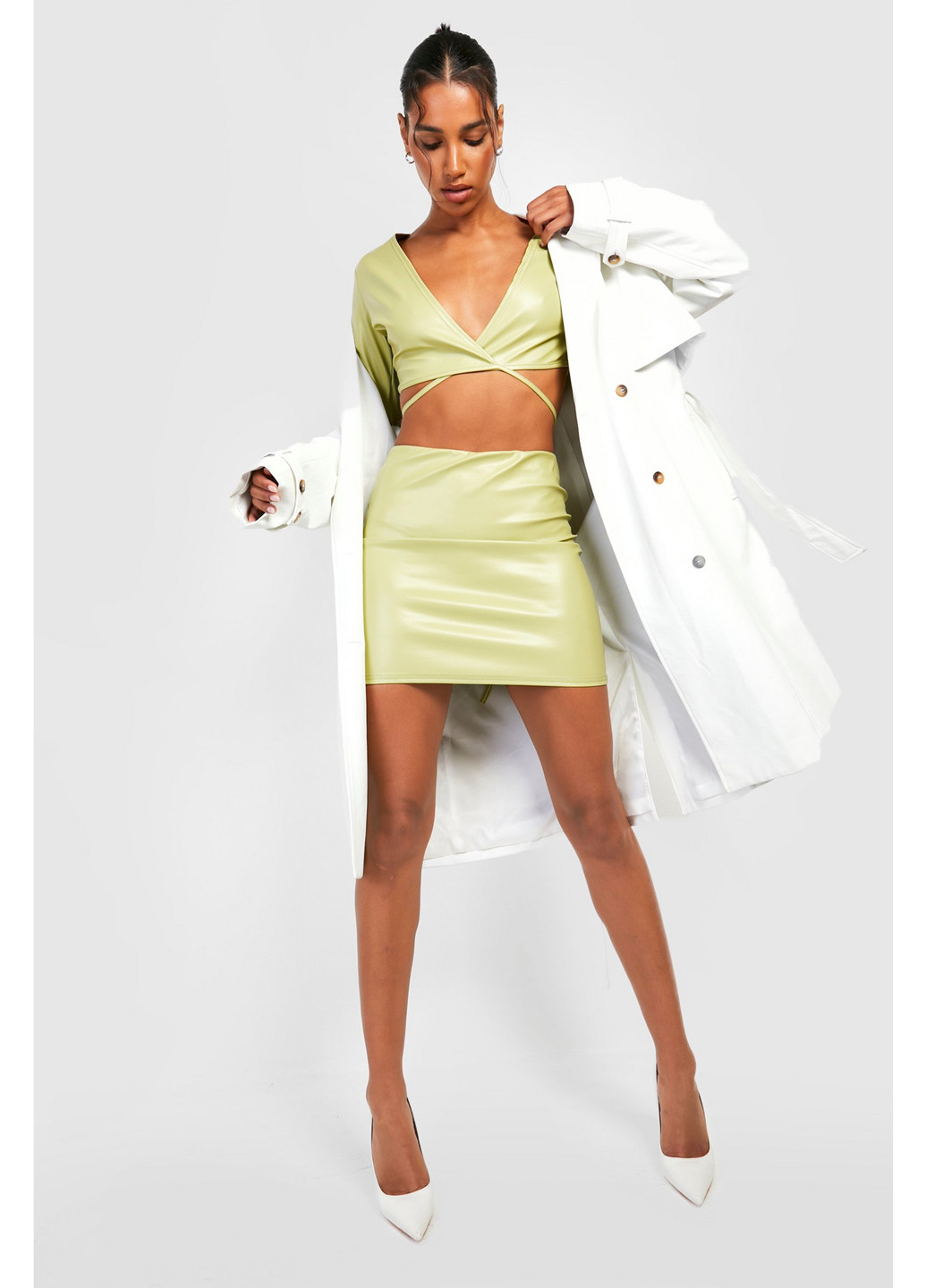 Костюм (топ, юбка) Boohoo (362157361)