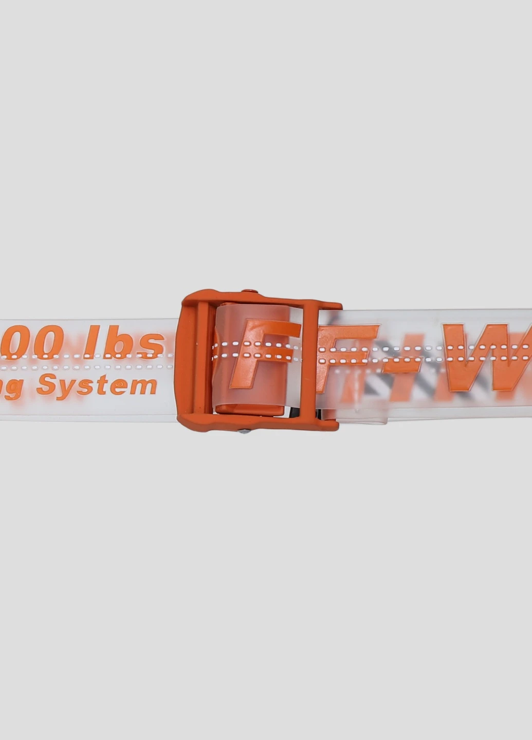 Светло-серый текстильный ремень Off-White (228291388)