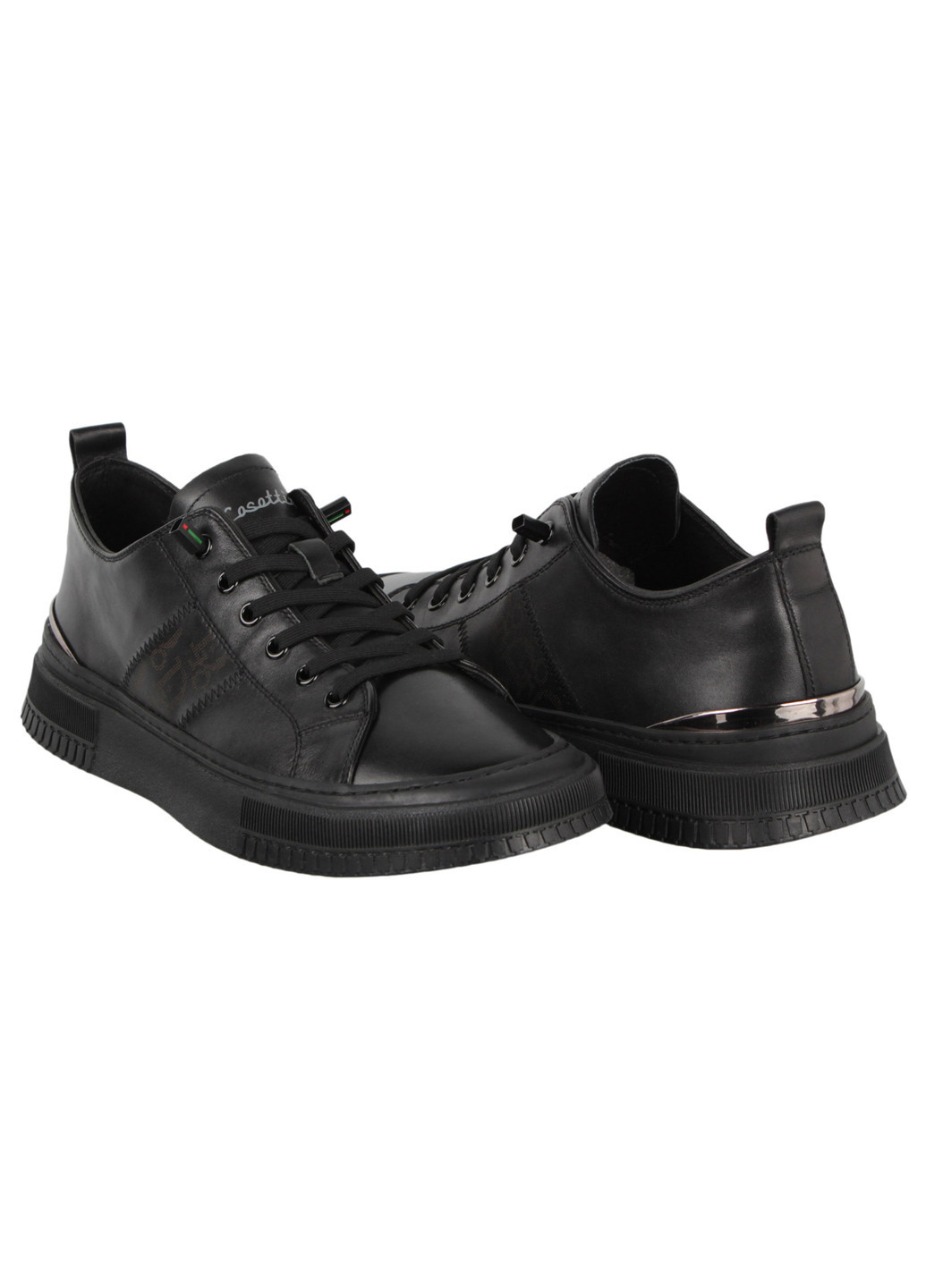 Черные демисезонные мужские кроссовки 198043, черный, 44, 2999860531039 Cosottinni