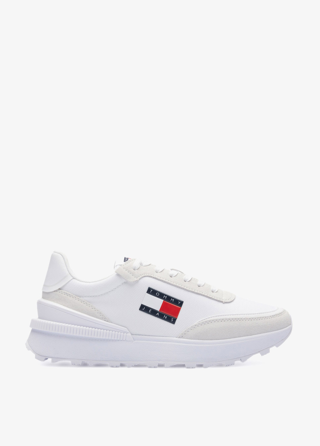 Белые демисезонные кроссовки Tommy Jeans TECHNICAL RUNNER