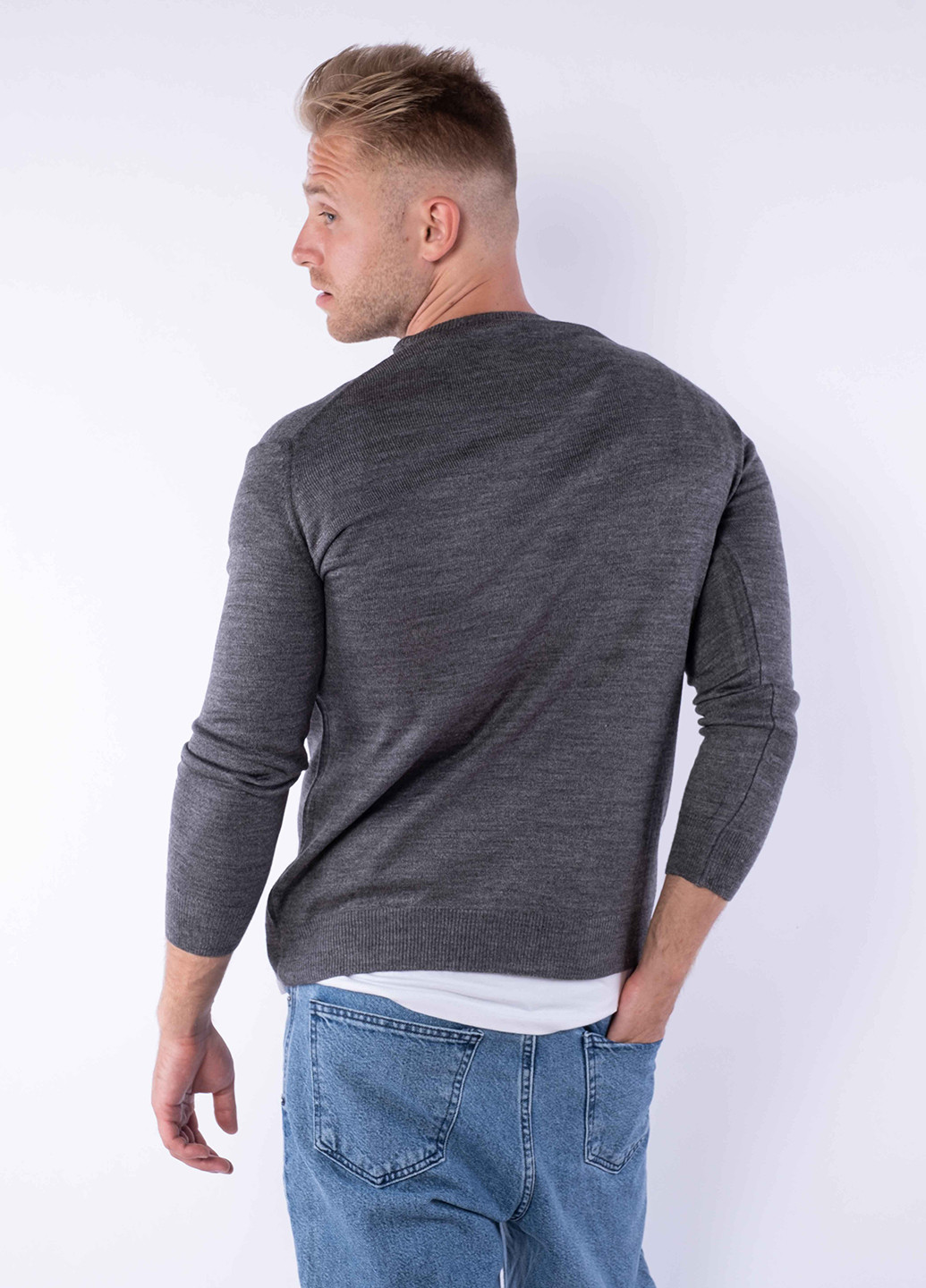 Серый демисезонный джемпер джемпер Time of Style