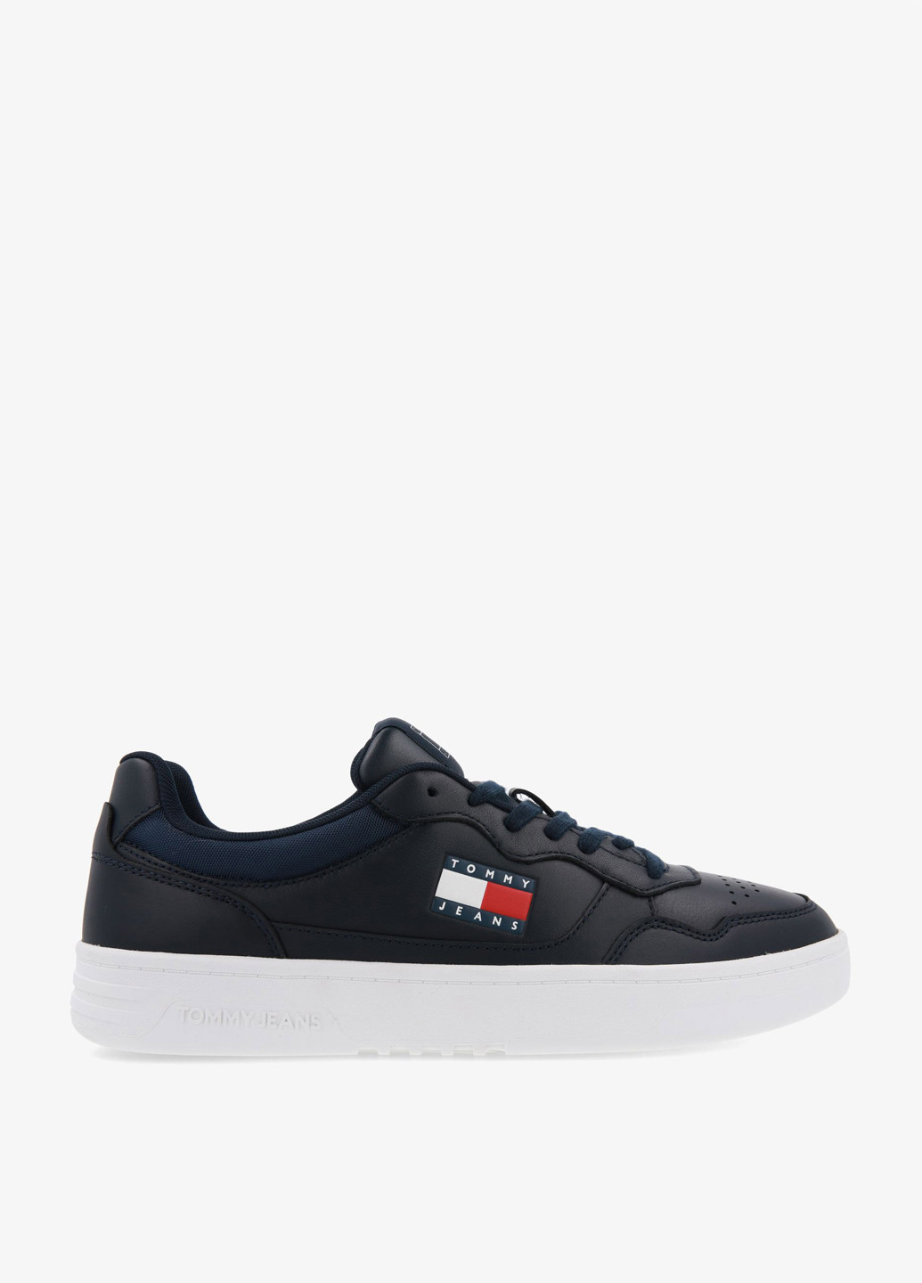 Темно-синій Осінні кросівки Tommy Jeans LEATHER LOGO CUPSOLE TRAİNERS