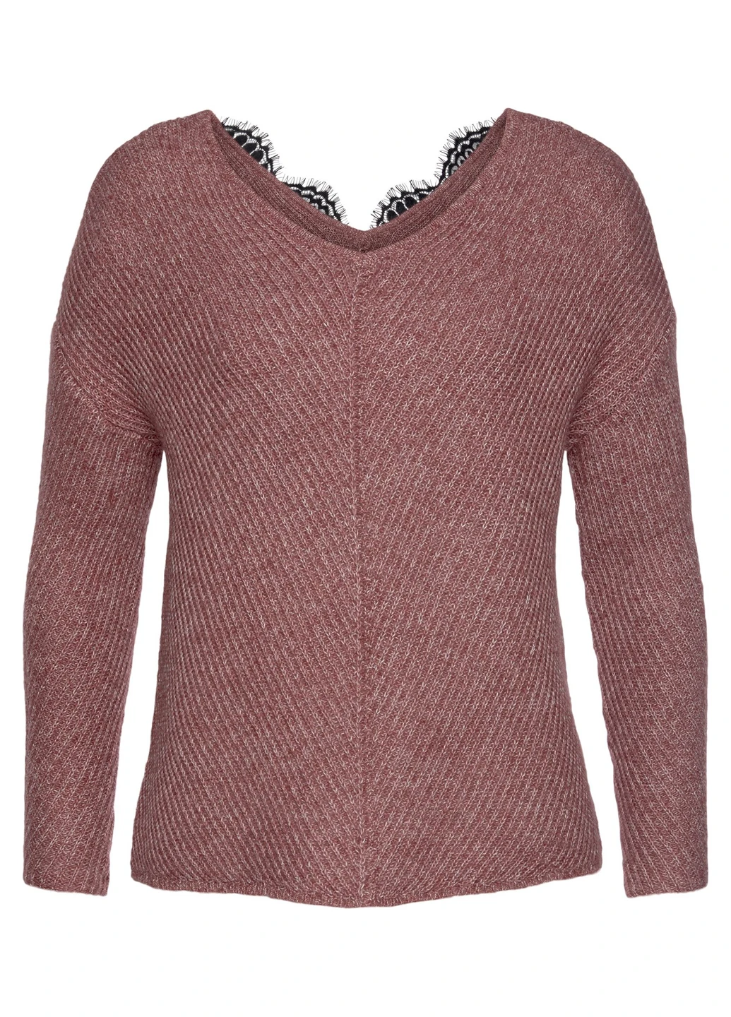 Темно-розовый демисезонный свитер Vero Moda