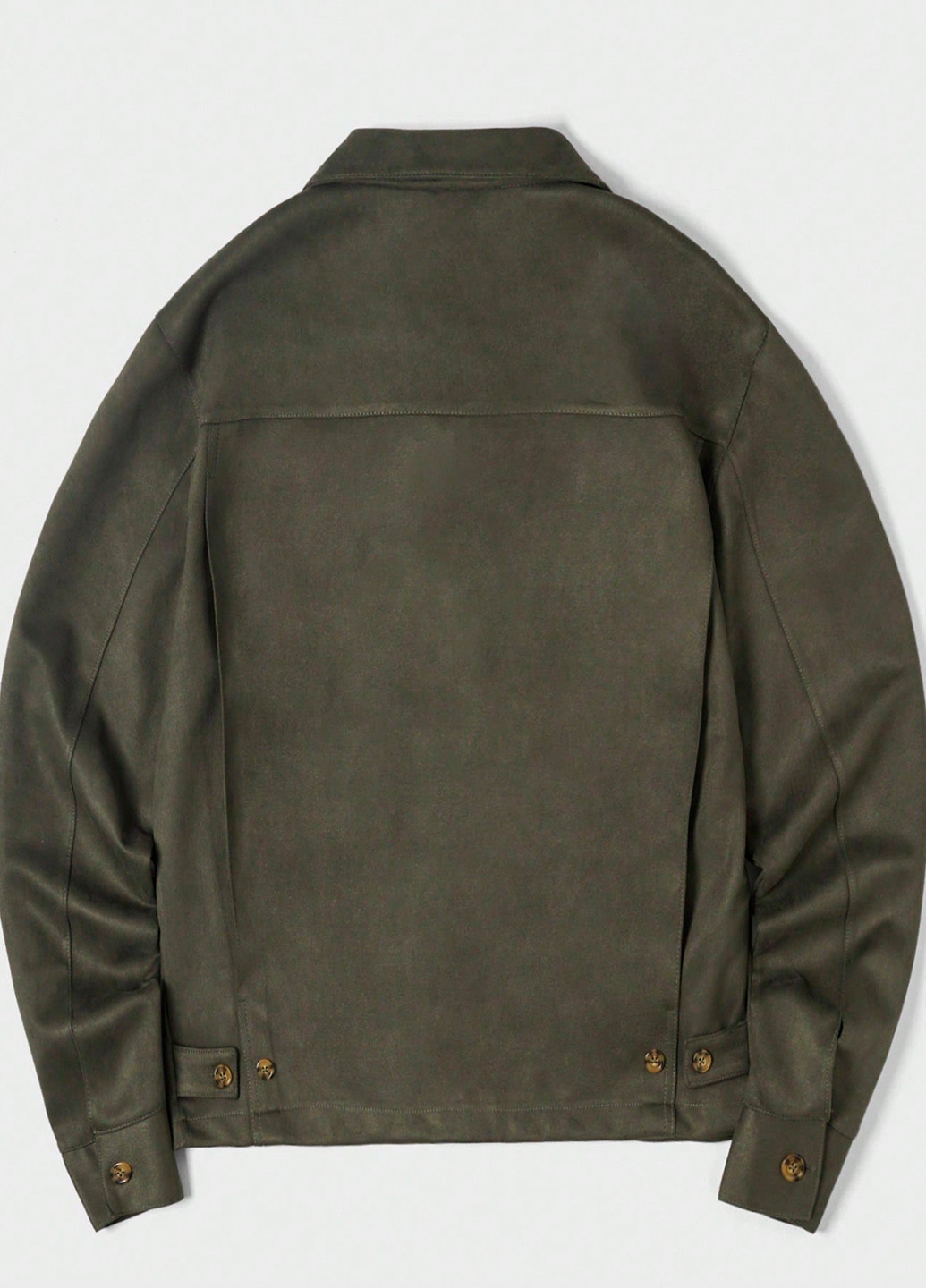 Оливкова (хакі) демісезонна куртка SHEIN