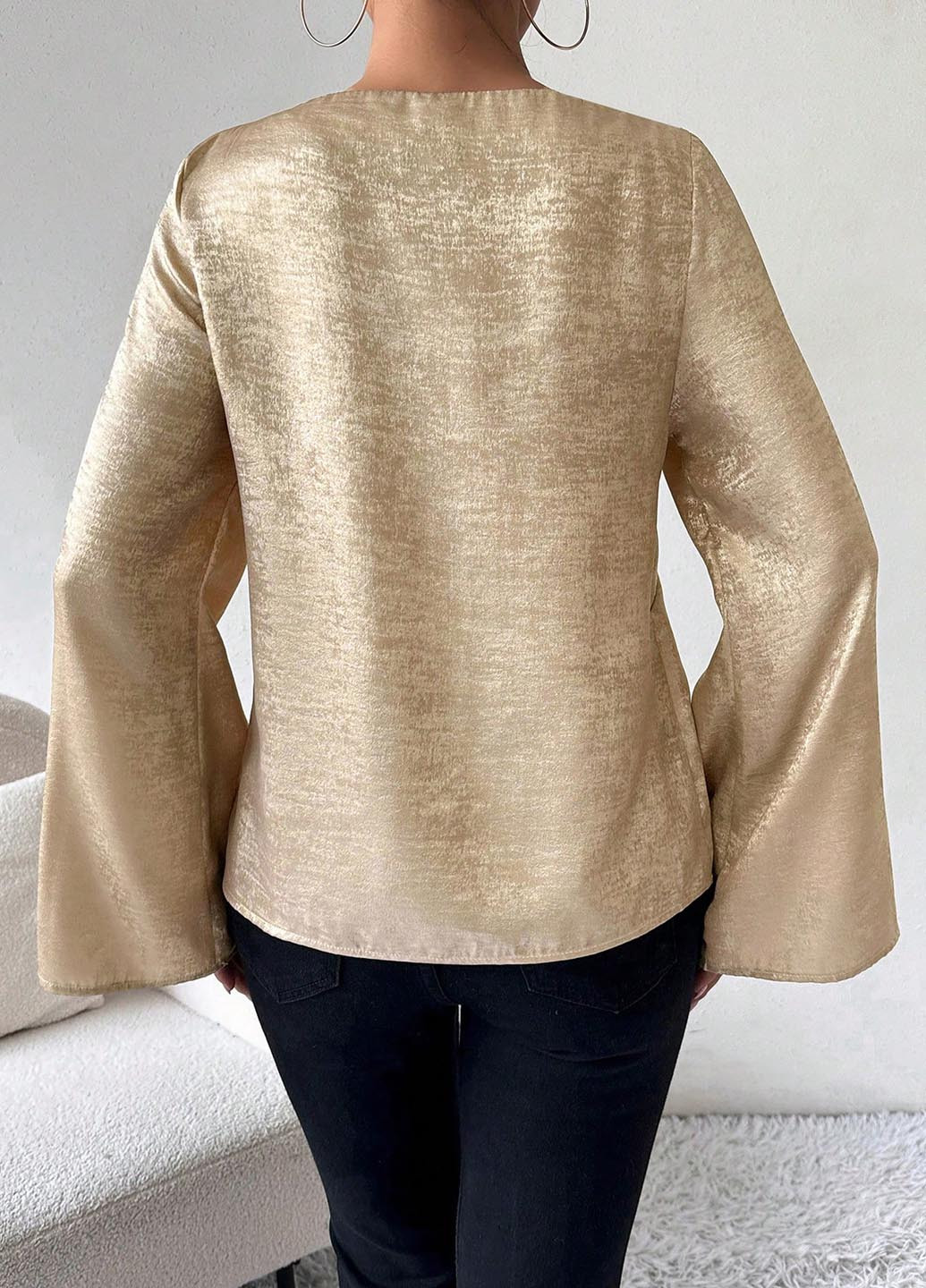 Золота блуза SHEIN